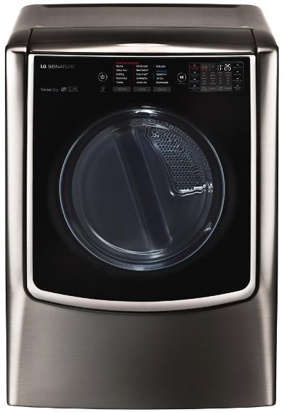 DLGX9501K LG Signature Gas Dryer - 9.0 Cu. Ft. Black Stainless Steel