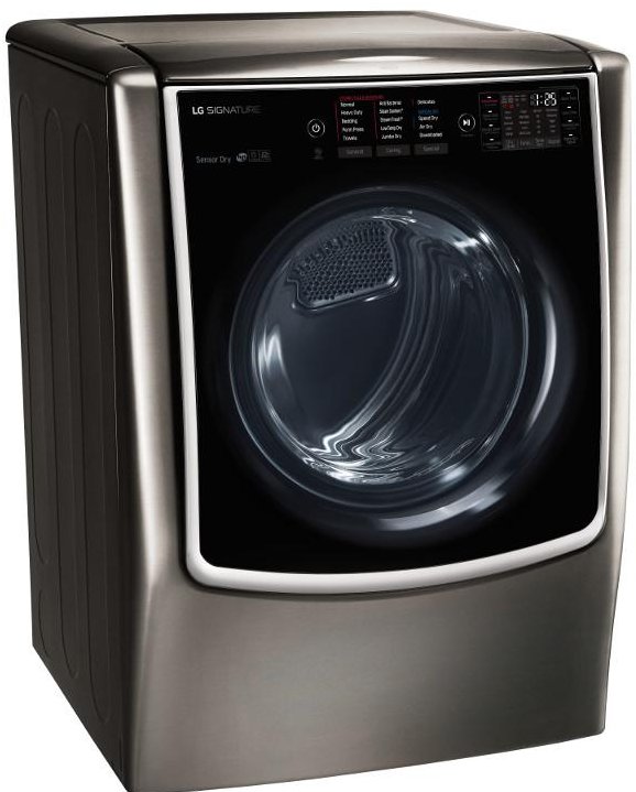 DLGX9501K LG Signature Gas Dryer - 9.0 Cu. Ft. Black Stainless Steel-5