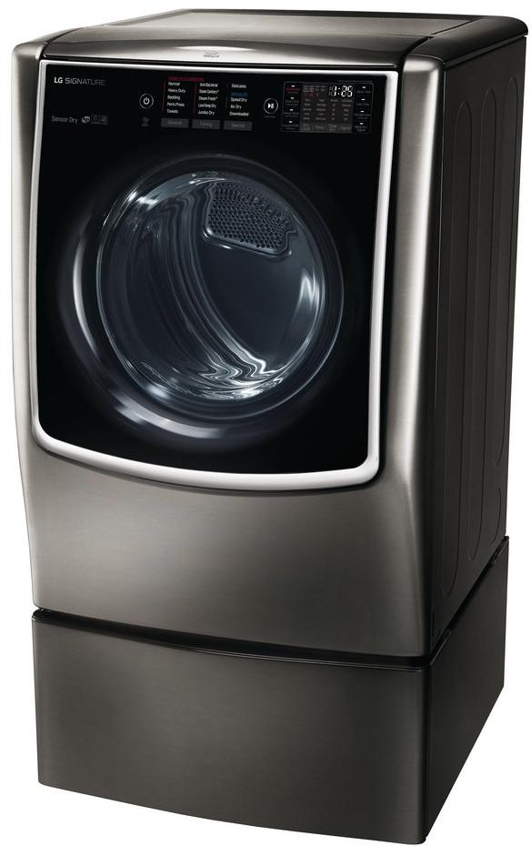 DLGX9501K LG Signature Gas Dryer - 9.0 Cu. Ft. Black Stainless Steel-7