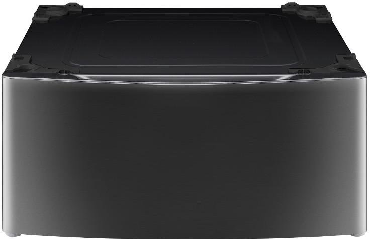 WDP5K LG Signature Washer and Dryer Pedestal - Black Stainless Steel-1