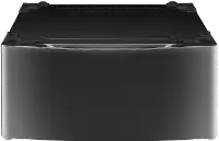 WDP5K LG Signature Washer and Dryer Pedestal - Black Stainless Steel