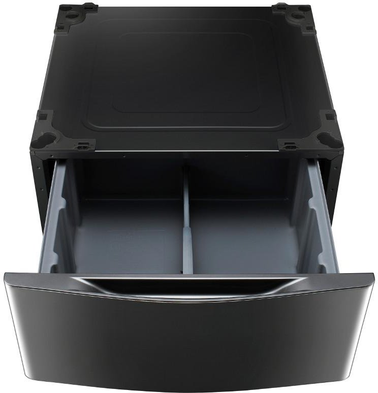 WDP5K LG Signature Washer and Dryer Pedestal - Black Stainless Steel-3