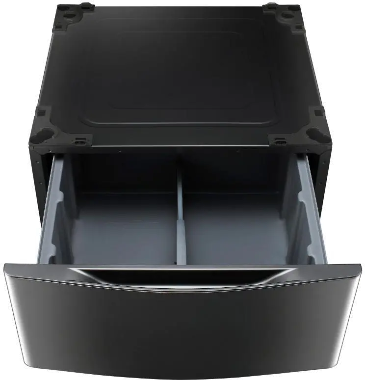 WDP5K LG Signature Washer and Dryer Pedestal - Black Stainless Steel-3
