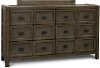 Clearance Classic Gray-Brown Dresser - Beckham