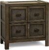 Classic Gray-Brown Nightstand - Beckham-2
