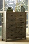 Classic Gray-Brown Chest of Drawers - Beckham