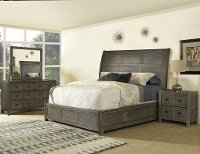 Classic Gray-Brown 6 Piece Queen Bedroom Set - Beckham