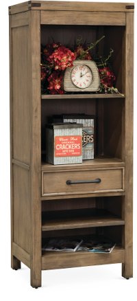 101917-110321 Tan Bookcase - St. Croix