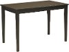 Dark Brown Contemporary Dining Table - Kimote