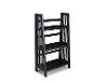 48 Inch Modern Black Bookcase - Varsity-2