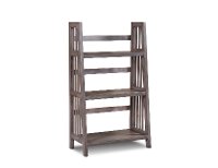 48 Inch Modern Gray Bookshelf - Varsity-2