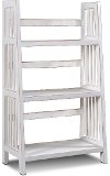 48 Inch Modern White Bookcase - Varsity-2