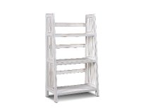 48 Inch Modern White Bookshelf - Varsity-2