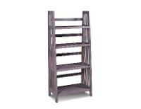 60 Inch Modern Gray Bookcase - Varsity-2