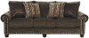 Tiger's Eye Brown Traditional Sofa - Avery