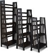 72 Inch Modern Black Bookcase - Varsity