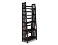 72 Inch Modern Black Bookcase - Varsity-2