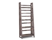 72 Inch Modern Gray Bookshelf - Varsity-2
