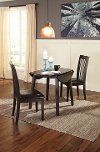 Contemporary Drop Leaf Round Dining Table - Hammmis