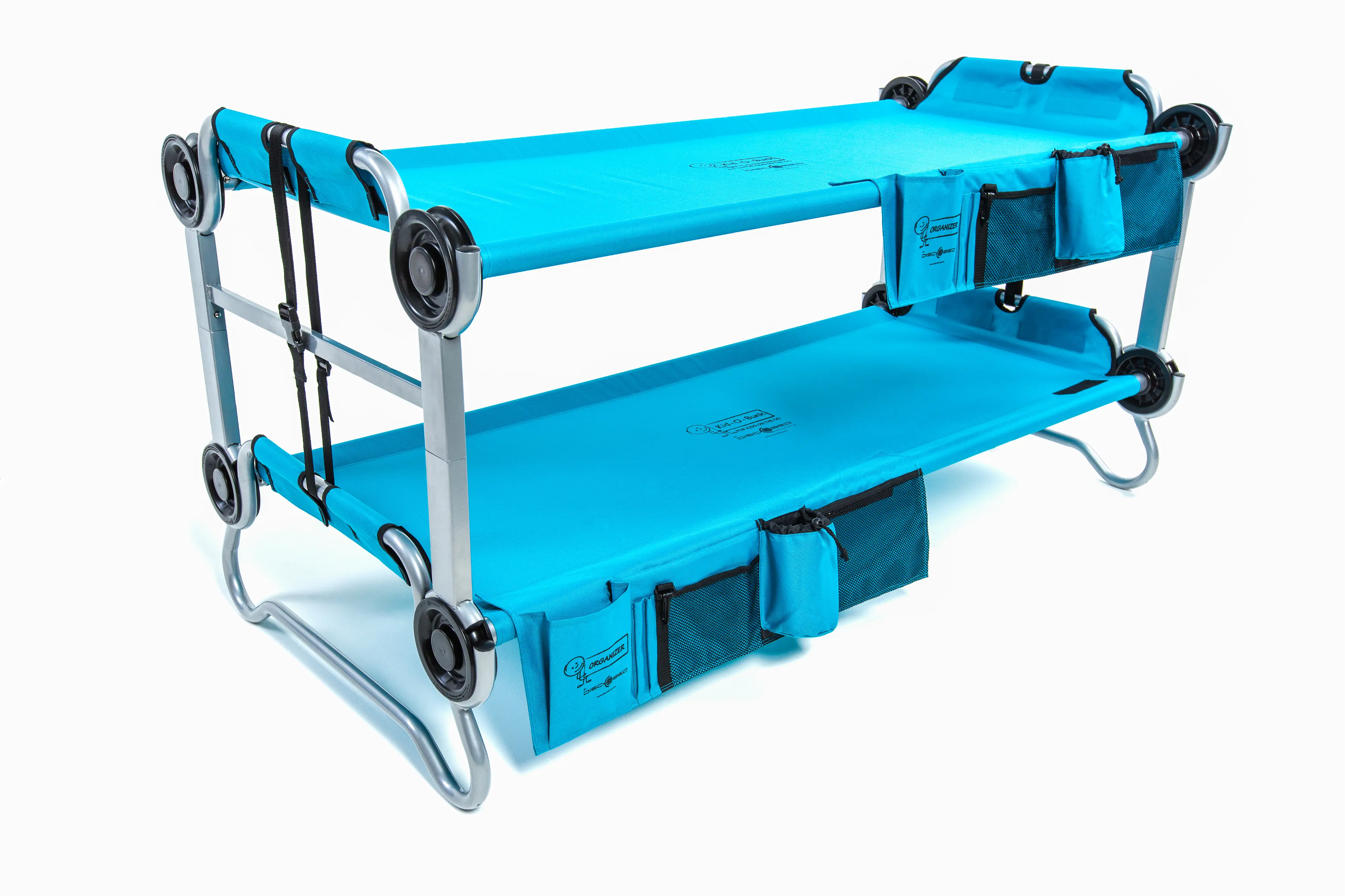 30105BO Teal Kid-O-Bunk with 2 Organizers-1