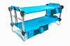 30105BO Teal Kid-O-Bunk with 2 Organizers