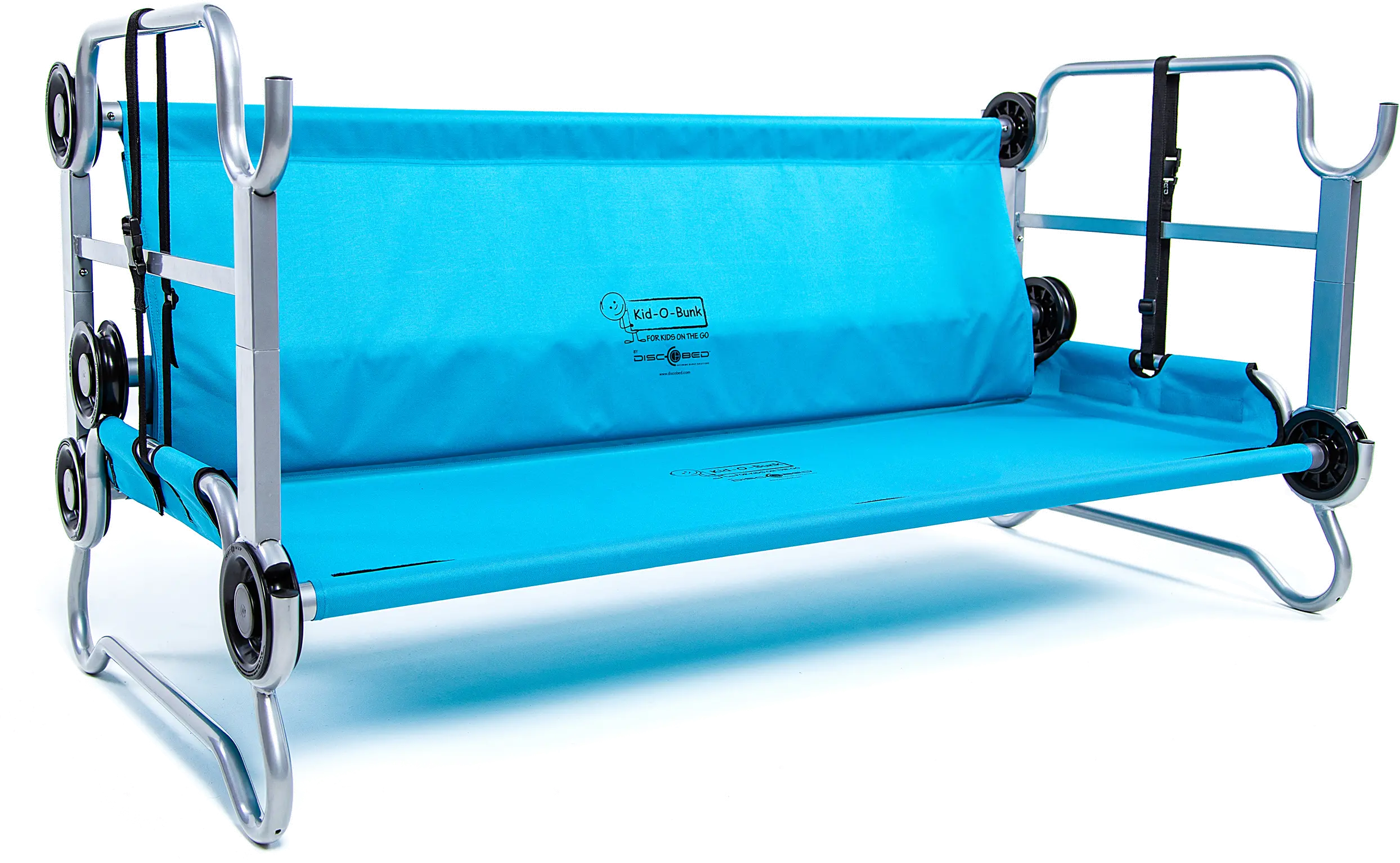 30105BO Teal Kid-O-Bunk with 2 Organizers-2