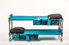 30105BO Teal Kid-O-Bunk with 2 Organizers-4