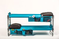 30105BO Teal Kid-O-Bunk with 2 Organizers-4