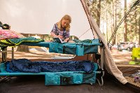 30105BO Teal Kid-O-Bunk with 2 Organizers-6
