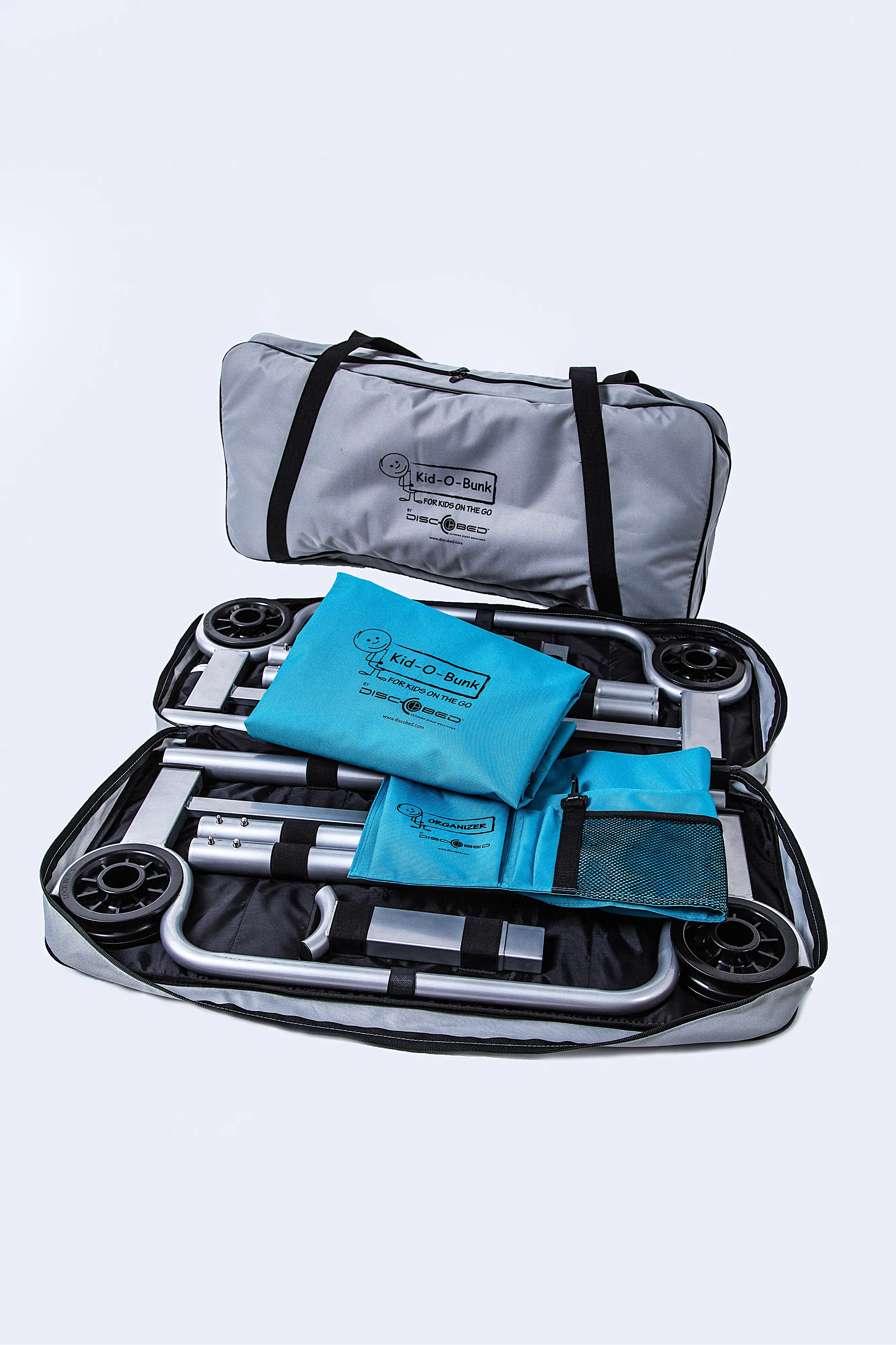 30105BO Teal Kid-O-Bunk with 2 Organizers-7