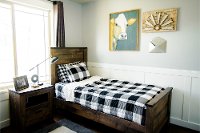 Beddy's Twin Black and White Checked Out Bedding Collection-3