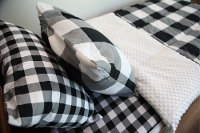 Beddy's Twin Black and White Checked Out Bedding Collection-6