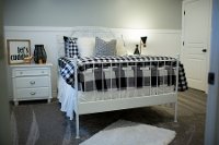 Beddy's Queen Black and White Checked Out Bedding Collection-5