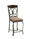 D329SDCB Traditional Upholstered Counter Stools (Set of 4)- Glambrey