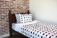 Beddy's Twin White and Black Dash Bedding Collection-3