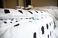 Beddy's Twin White and Black Dash Bedding Collection-6