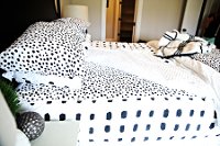 Beddy's Twin White and Black Dash Bedding Collection-8