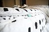 Beddy's Queen White and Black Dash Bedding Collection-7