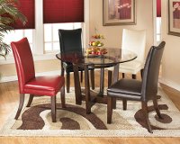 D357-15 Contemporary Glass Top Dining Table - Charrell