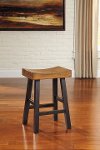 Casual Counter Height Stool (Set of 2) - Glosco