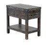 Rustic Dark Brown Side Table - Dundee-2
