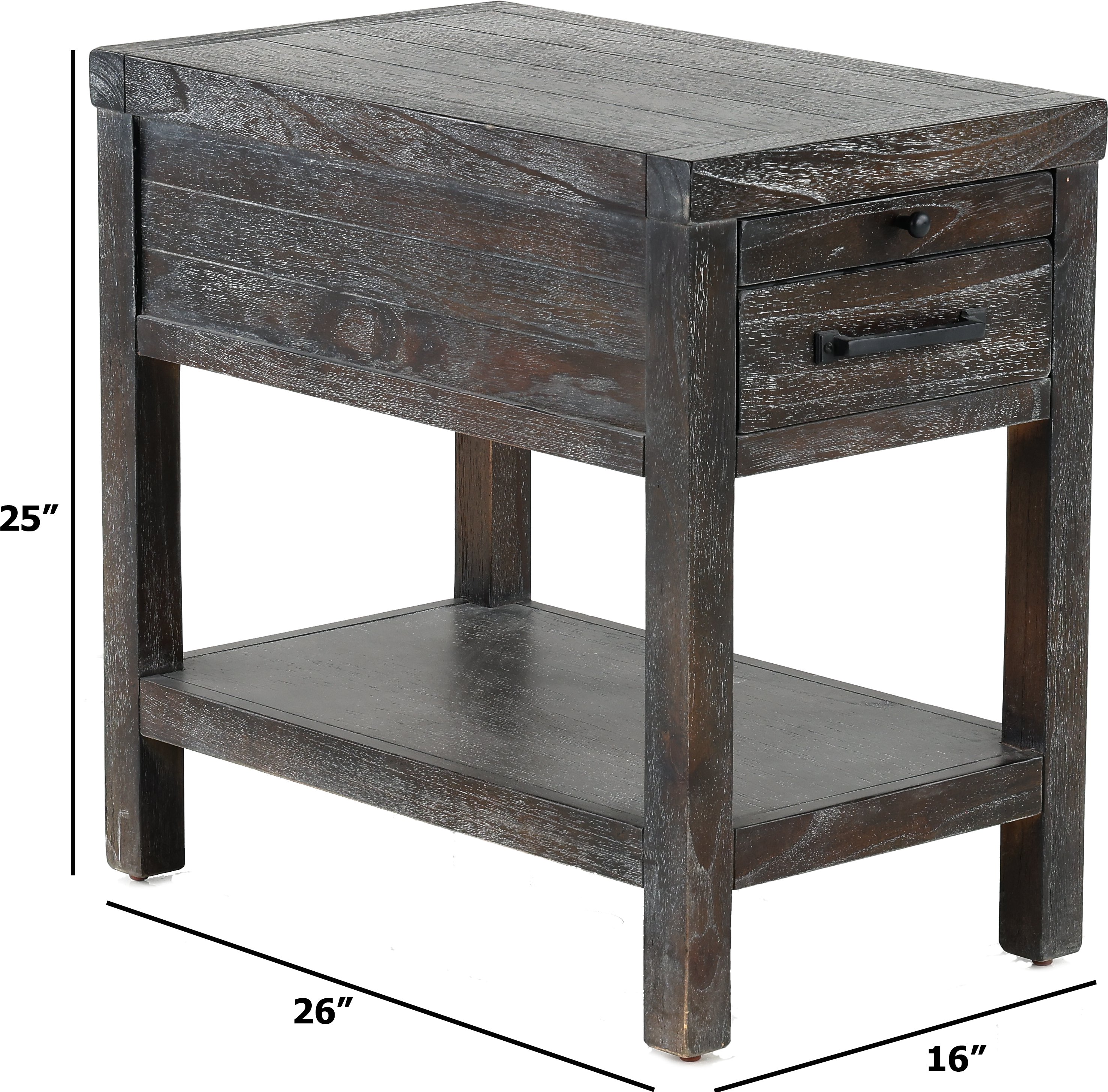 Rustic Kettle Black Side Table - Dundee-3