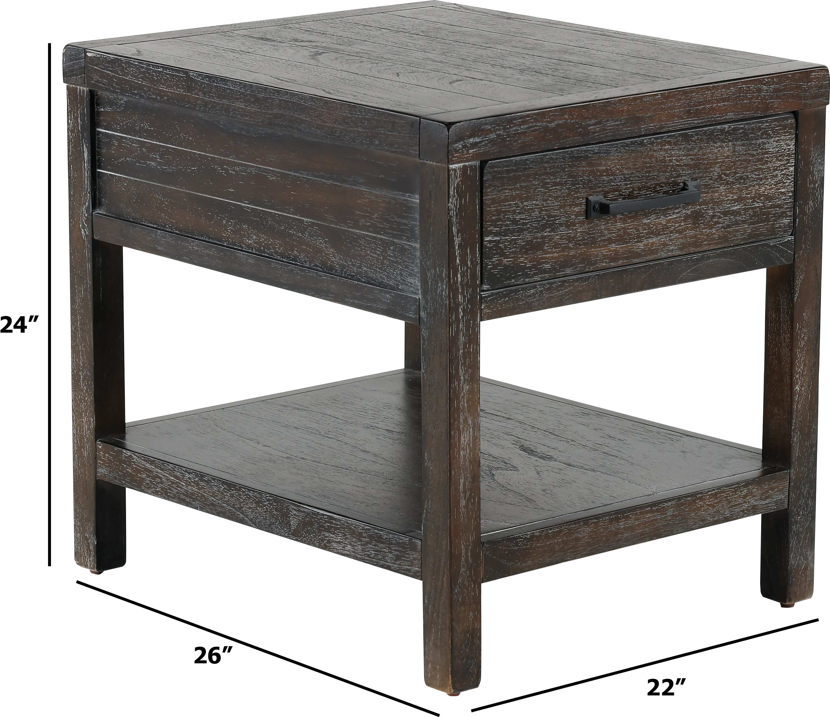 Dundee Kettle Black End Table-3