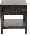 Rustic Dark Brown End Table - Dundee-1