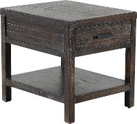 Rustic Kettle Black End Table - Dundee-2