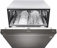 LDF5545BD LG Dishwasher with Front Controls - Black Stainless Steel-4