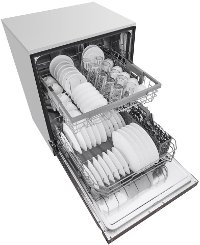 LDF5545BD LG Dishwasher with Front Controls - Black Stainless Steel-7