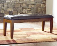 Large Upholstered Dining Bench