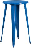 Blue Metal Cafe Round Indoor-Outdoor Bar Table