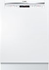 SHE878WD2N Bosch White Dishwasher with Recessed Handle
